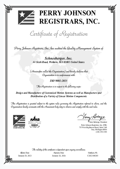 EN ISO 9001:2015 - ISO 9001 USA Certificate in English